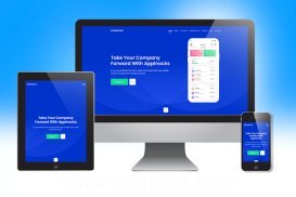 APP运营下载页网站模板 APP着陆页模版下载